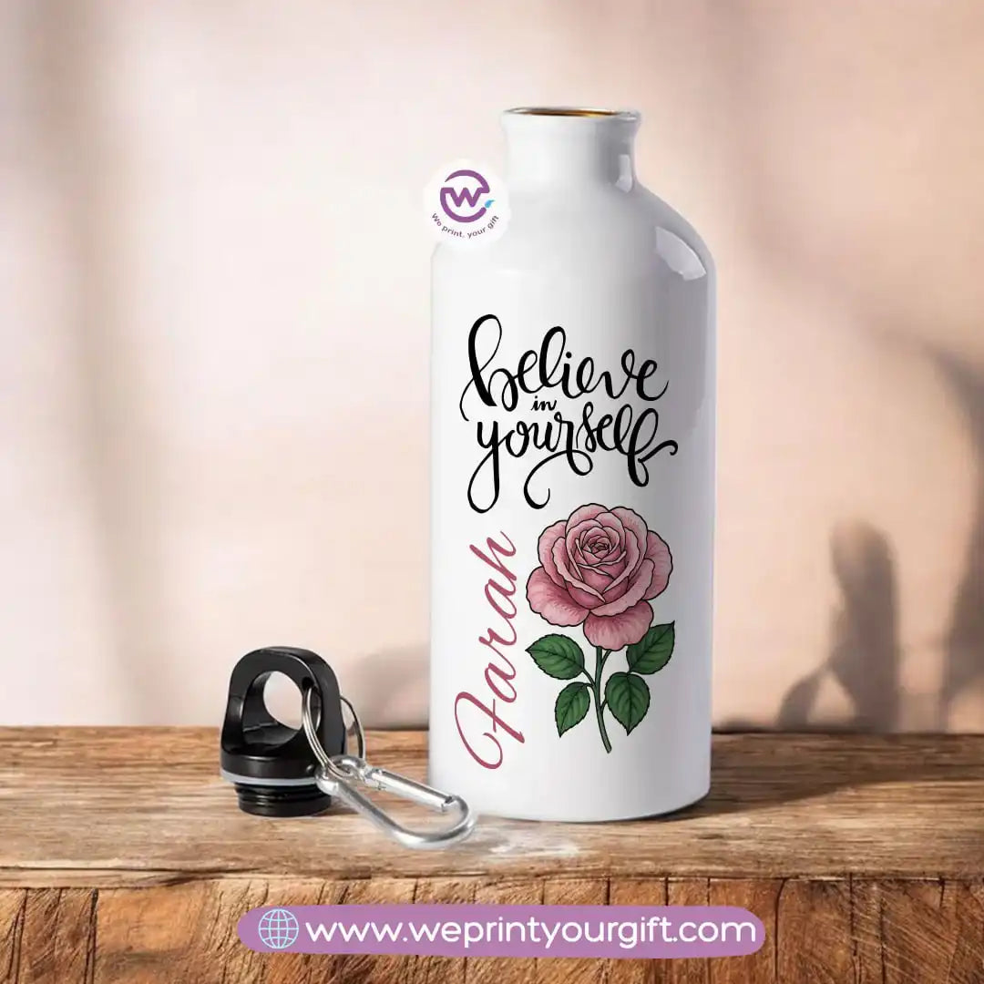 Aluminum Water Flask- Motivation- Names