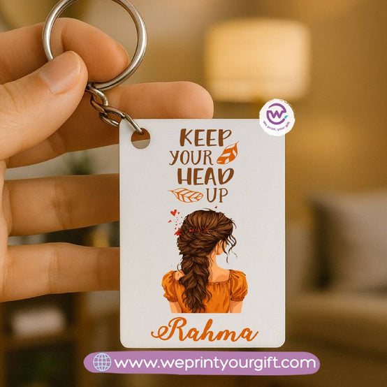 Personalized Wooden Keychain – One Art & Custom Designs
