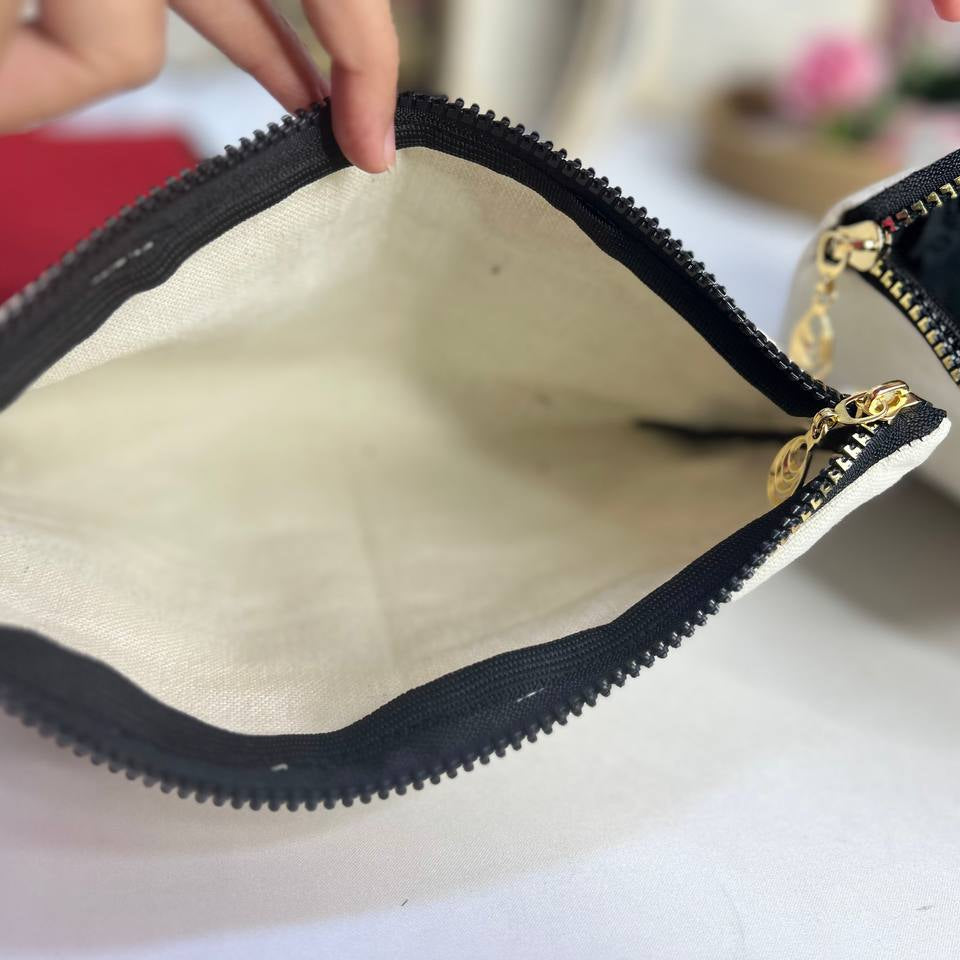 Makeup Bag & Fabric Pouch – Without Inner Lining  - Buy 2 Get 1 Free