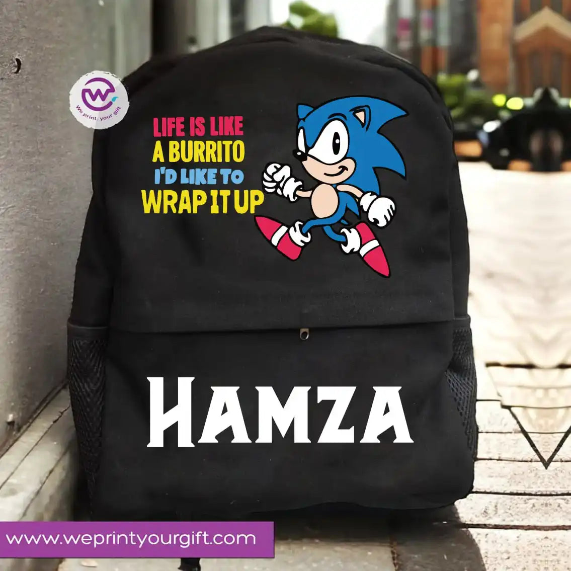 Sonic Backpack- Names