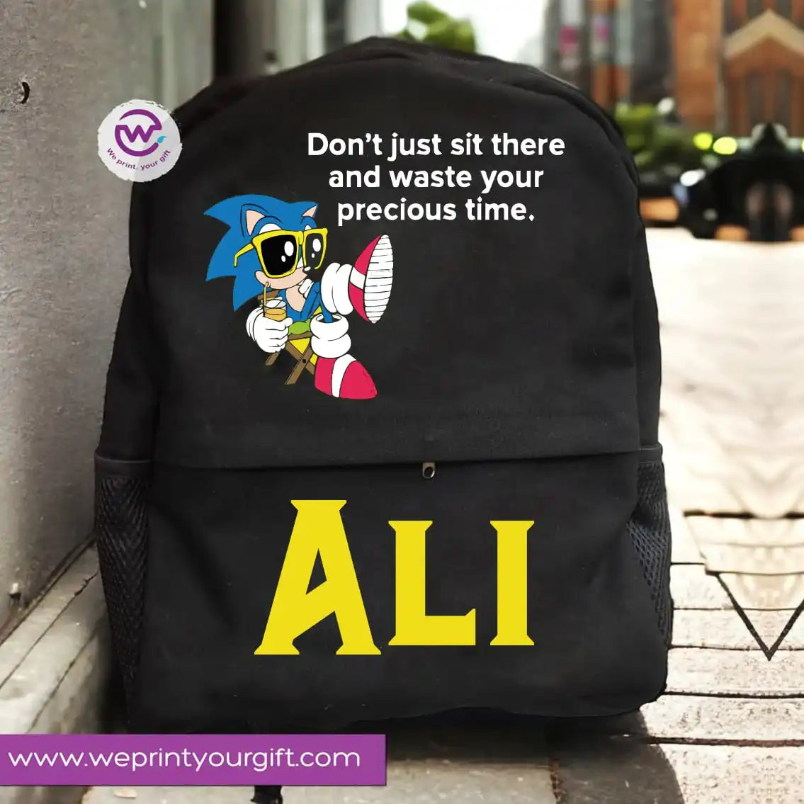 Sonic Backpack- Names