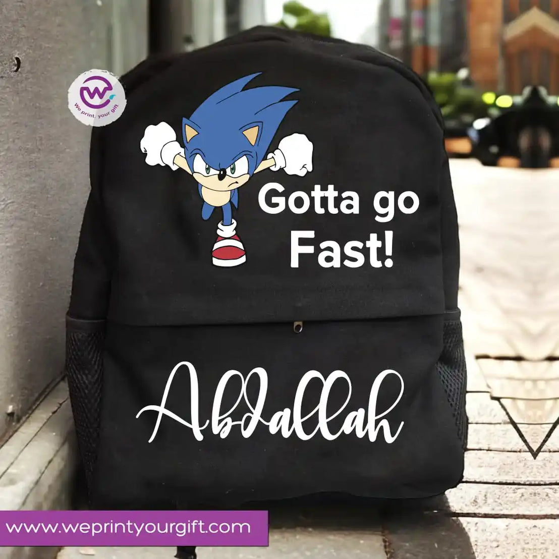 Sonic Backpack- Names