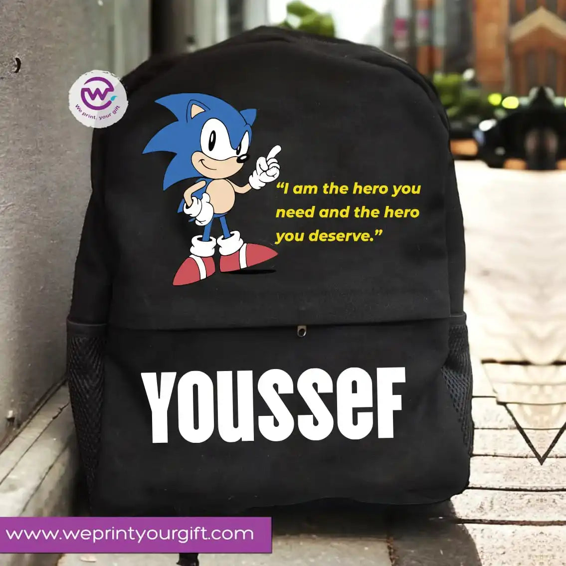 Sonic Backpack- Names