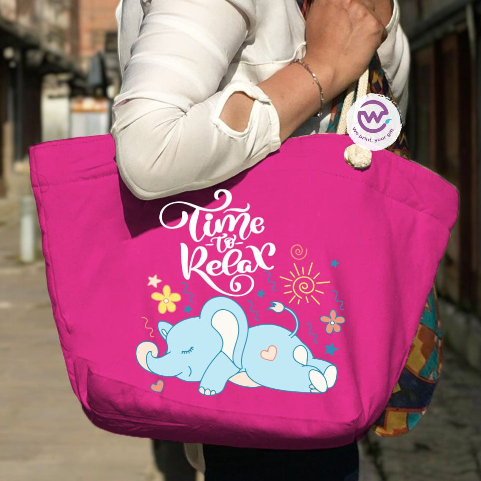 Beach bag for women- Elephant