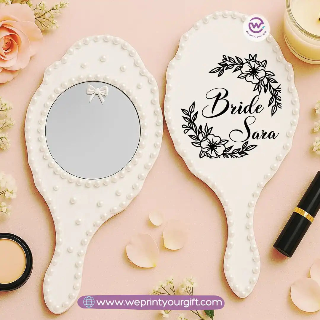 Personalized Bride Mirror with names