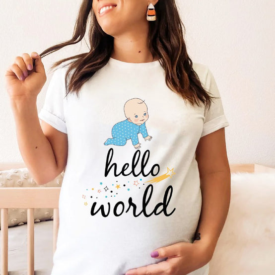 Custom T-shirt for pregnant women