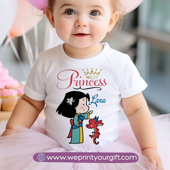 Custom Kids T-Shirt- Disney Princesses