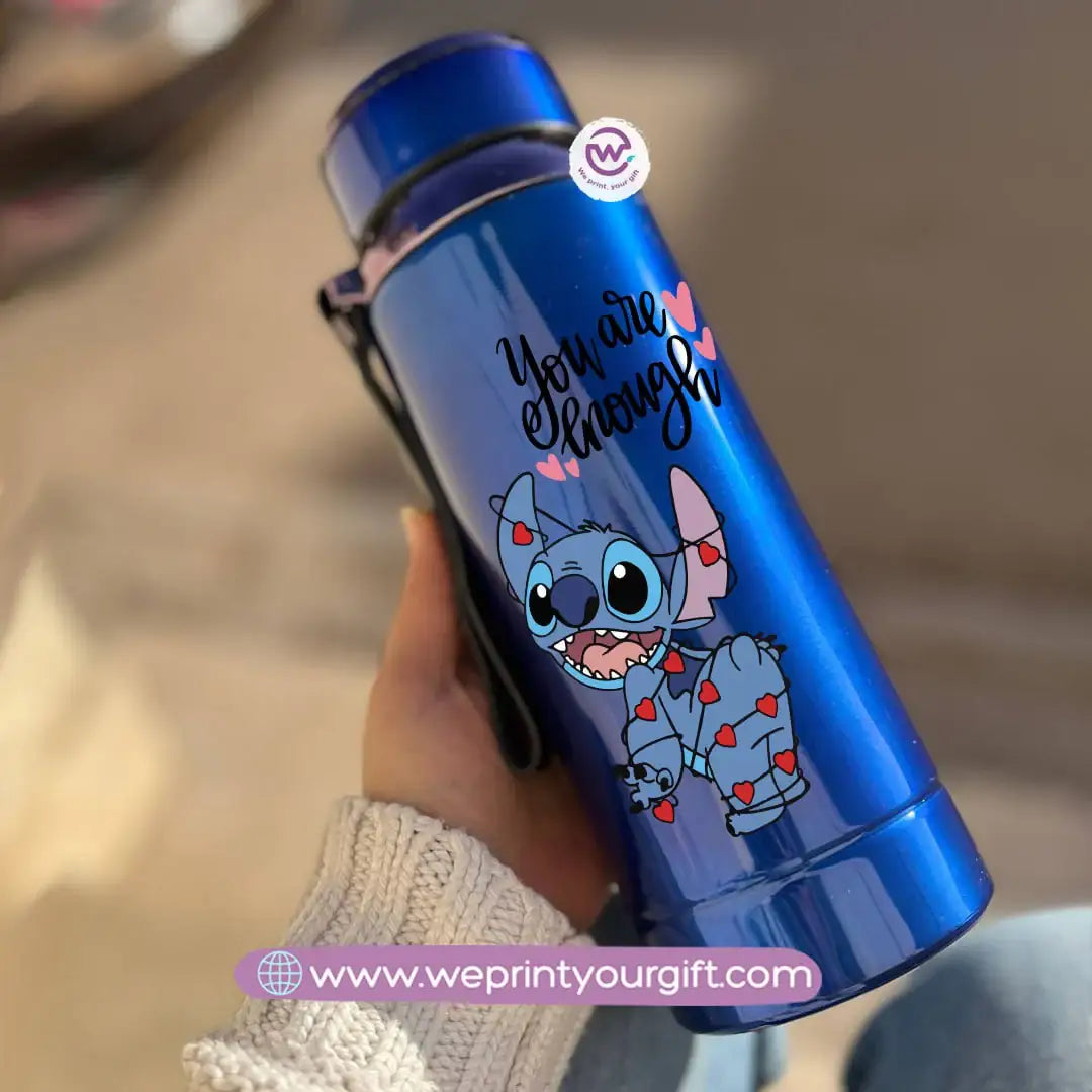 Thermal Bottle Stainless Steel with Infuser – 800ml | Valentine Stitch Design - WE PRINT