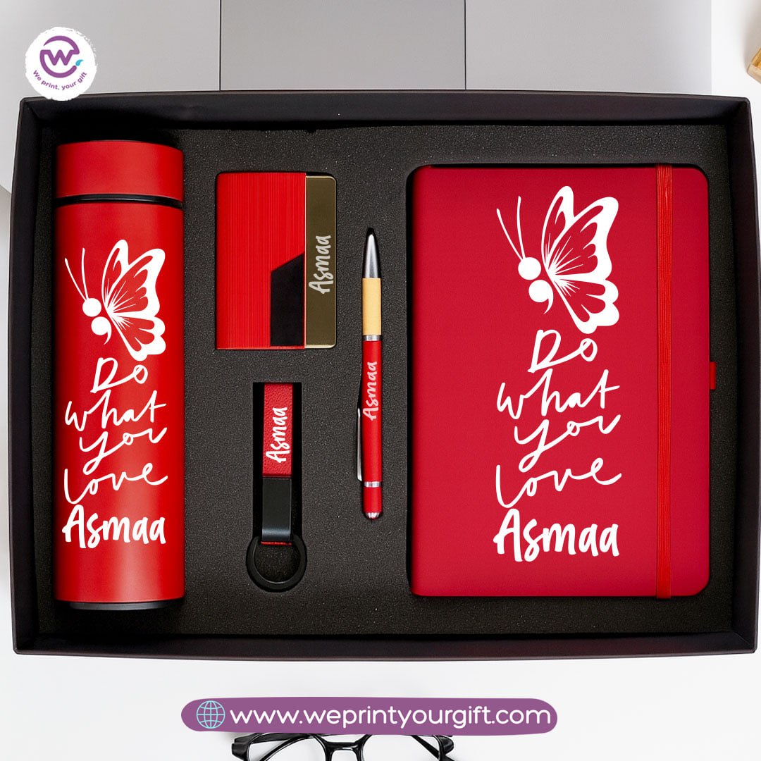 Personalized Success Gift Box with Name – 5-Piece Motivational Luxury Set