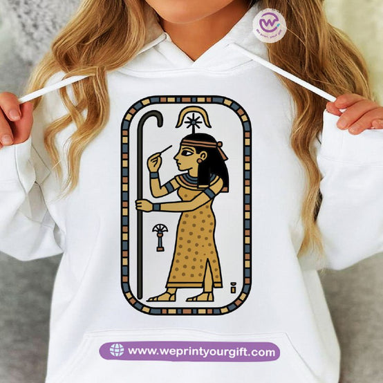 Pharaonic Egyptian Hoodie – Cotton Melton Unisex