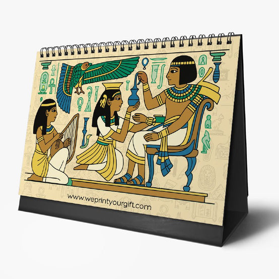 Egyptian Pharaonic Desk Calendar 2026