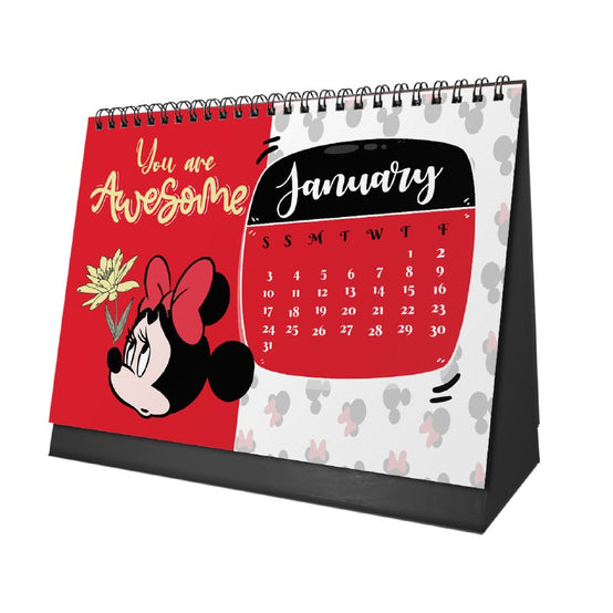 Minnie Mouse Desk Calendar 2026