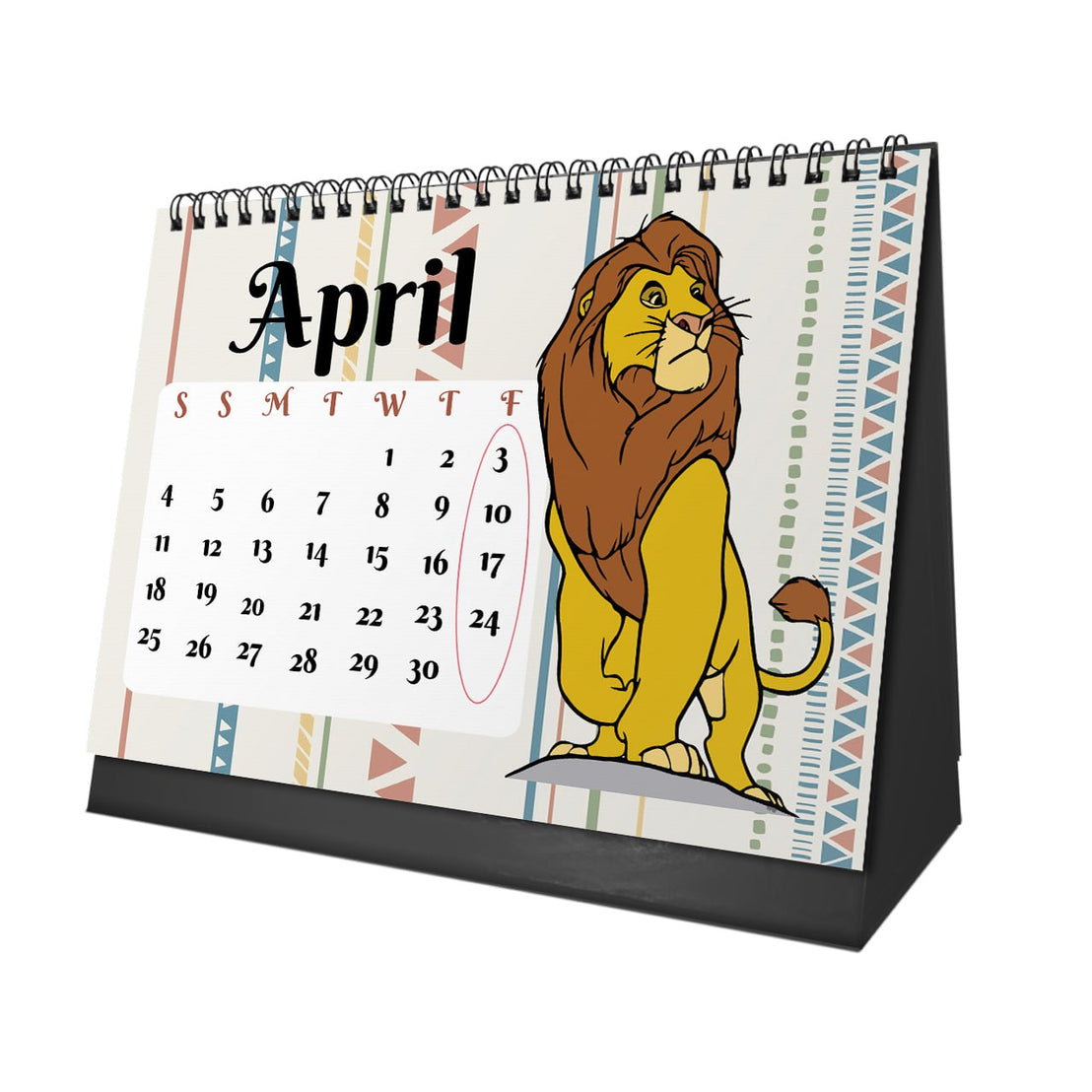 The Lion King Desk Calendar 2026