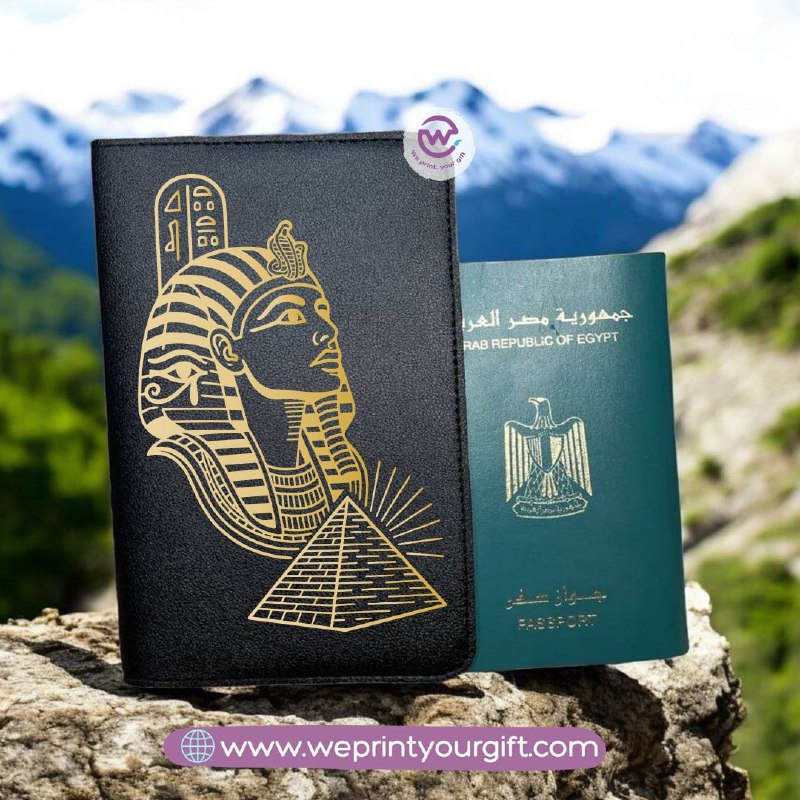 Egyptian Pharaonic Passport Cover – Artistic Travel Edition