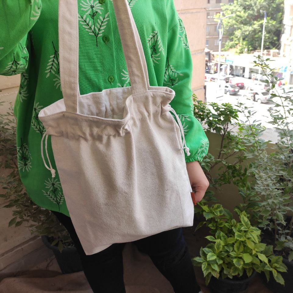 Tote bag with string- Customization Option