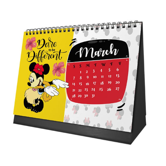 Minnie Mouse Desk Calendar 2026