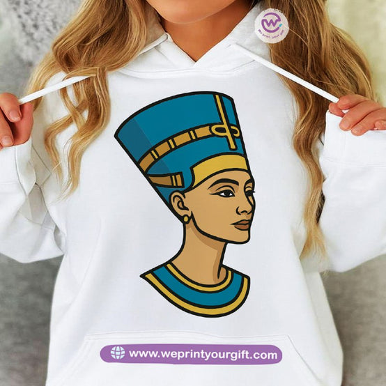Pharaonic Egyptian Hoodie – Cotton Melton Unisex