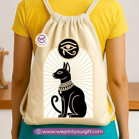 Pharaonic Egyptian Drawstring Backpack – Ancient Art Inspired Designs