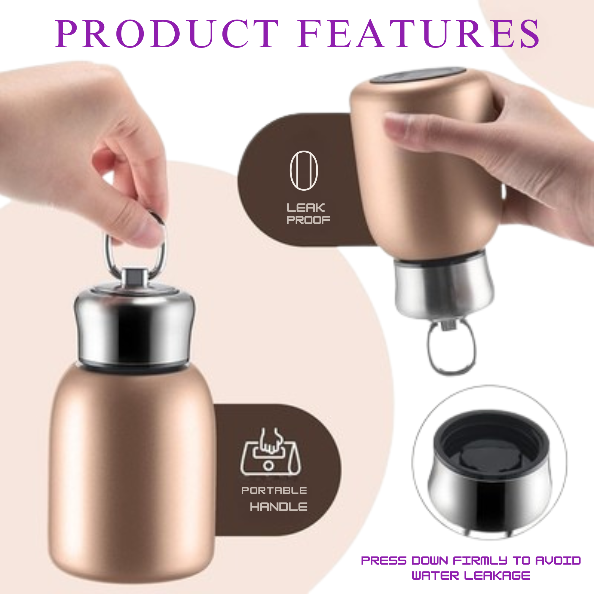 Mini Thermal Coffee Mug – 300ml | 304 Stainless Steel | Customization Options