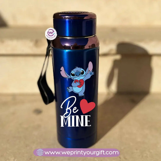 Thermal Bottle Stainless Steel with Infuser – 800ml | Valentine Stitch Design - WE PRINT