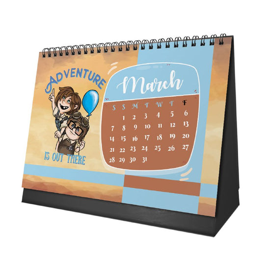 UP Movie Desk Calendar 2026