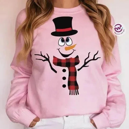 Adult Customized Hoodie - Christmas -Pink - WE PRINT