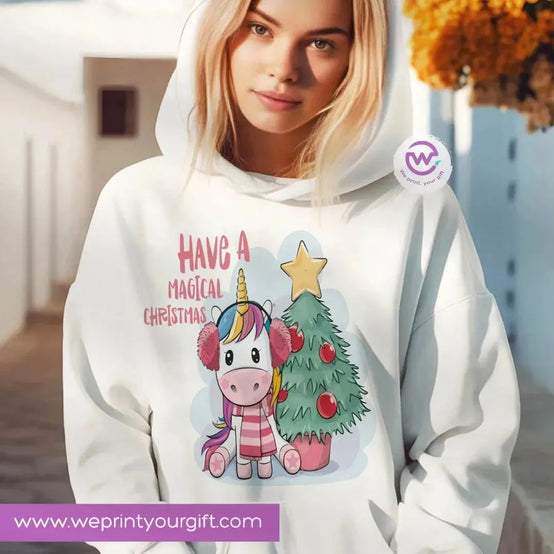 Adult hoodie-Christmas Names - WE PRINT