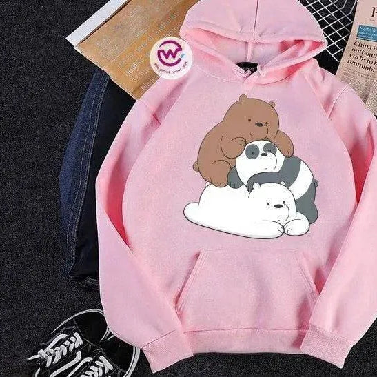 Adult Hoodies - 3 Bears - WE PRINT