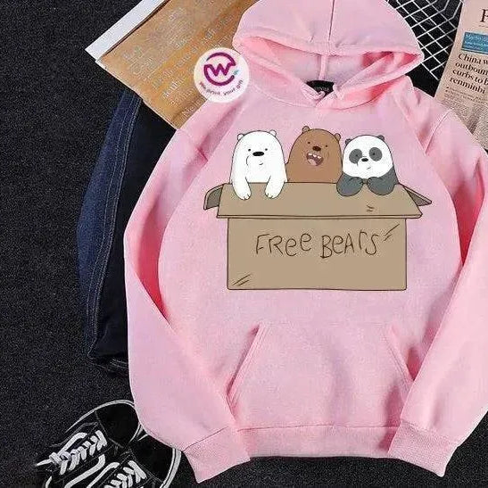 Adult Hoodies - 3 Bears - WE PRINT