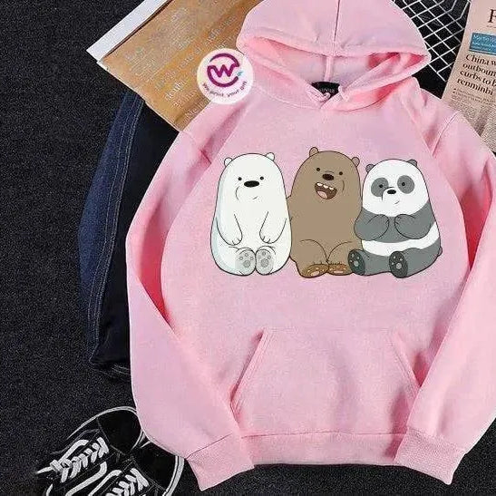 Adult Hoodies - 3 Bears - WE PRINT