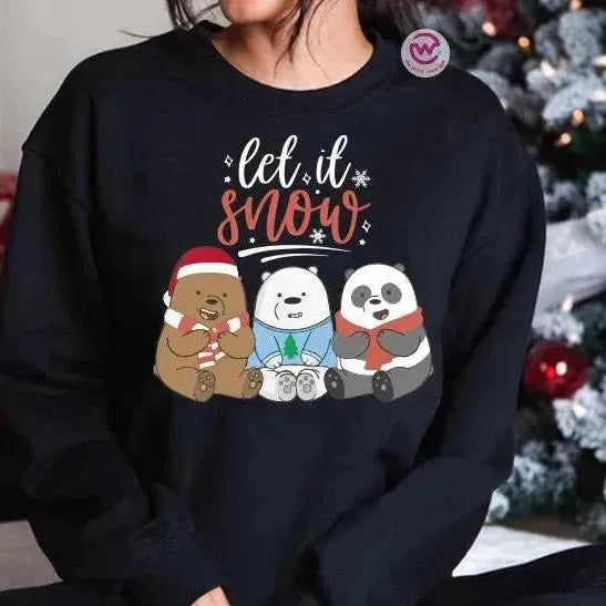 Adult Hoodies - Christmas - 3 BEARS - WE PRINT
