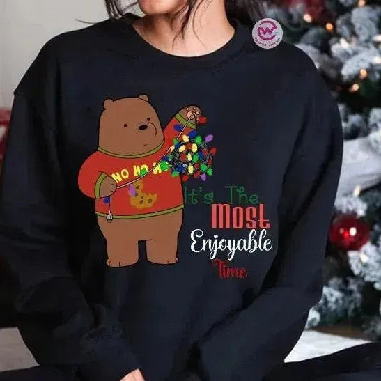 Adult Hoodies - Christmas - 3 BEARS - WE PRINT