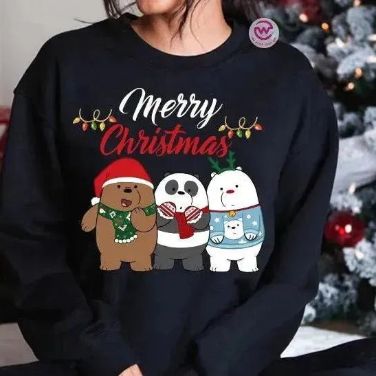 Adult Hoodies - Christmas - 3 BEARS - WE PRINT
