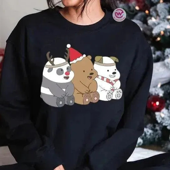 Adult Hoodies - Christmas - 3 BEARS - WE PRINT