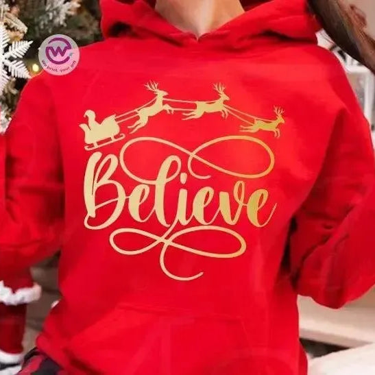 Adult Hoodies -Christmas Gold-A - WE PRINT