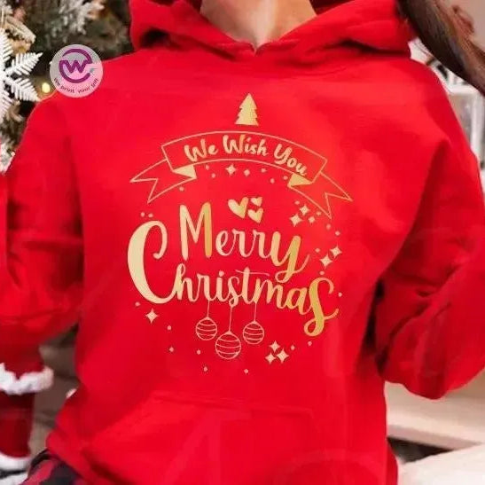 Adult Hoodies -Christmas Gold-A - WE PRINT