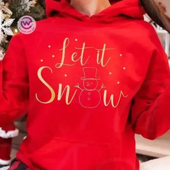 Adult Hoodies -Christmas Gold-A - WE PRINT