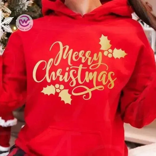 Adult Hoodies -Christmas Gold-A - WE PRINT