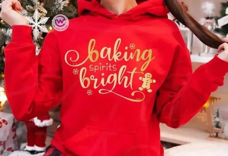 Adult Hoodies -Christmas Gold-A - WE PRINT