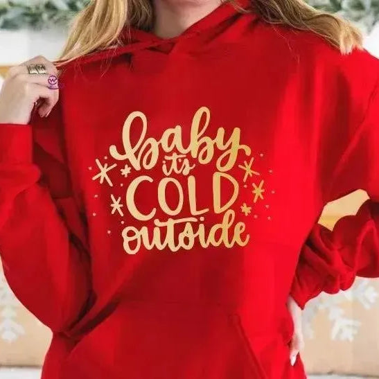 Adult Hoodies -Christmas Gold-B - WE PRINT