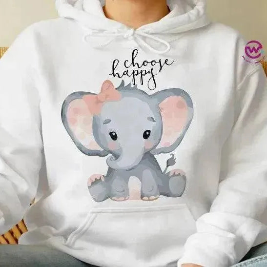 Adult Hoodies - Elephant - WE PRINT