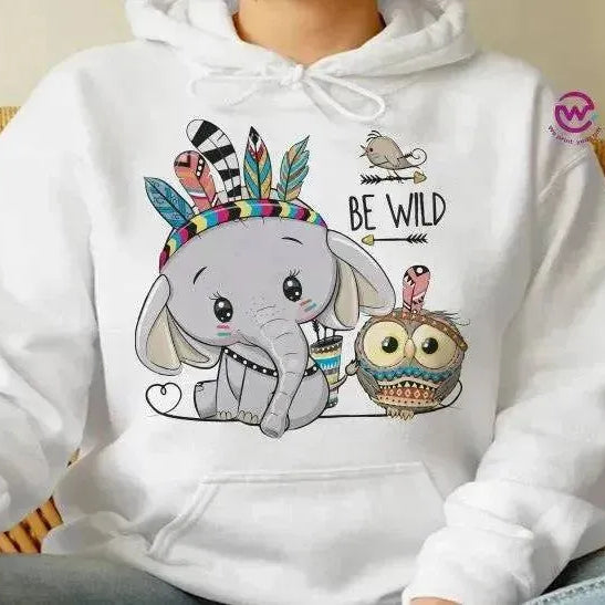 Adult Hoodies - Elephant - WE PRINT