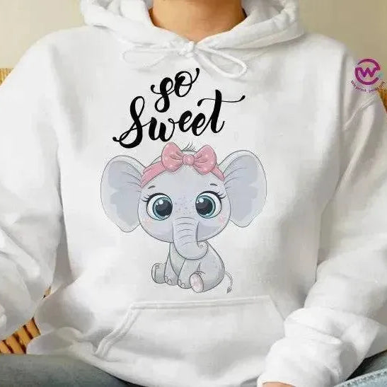 Adult Hoodies - Elephant - WE PRINT