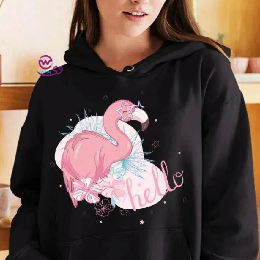 Adult Hoodies FLAMINGO-A - WE PRINT