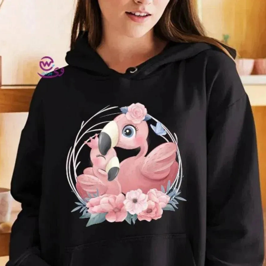 Adult Hoodies FLAMINGO-A - WE PRINT