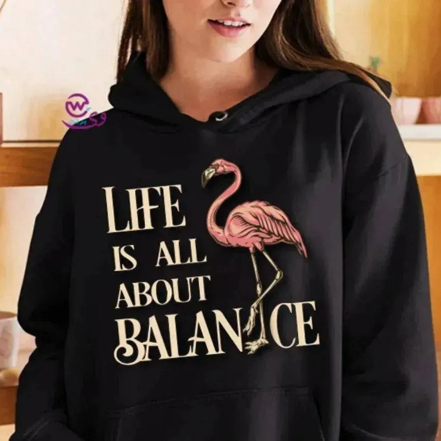 Adult Hoodies FLAMINGO-A - WE PRINT