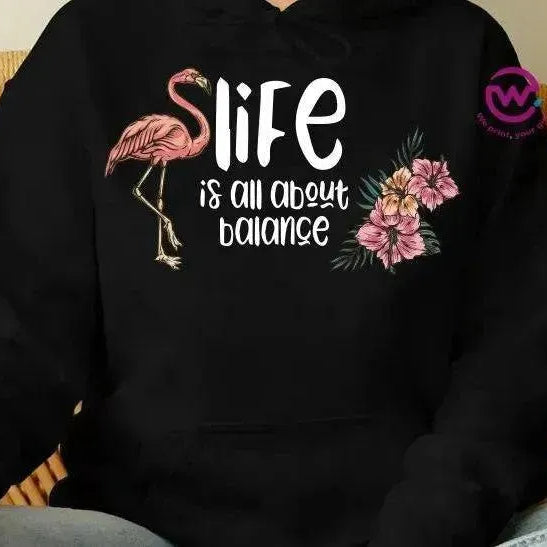 Adult Hoodies -FLAMINGO-C - WE PRINT
