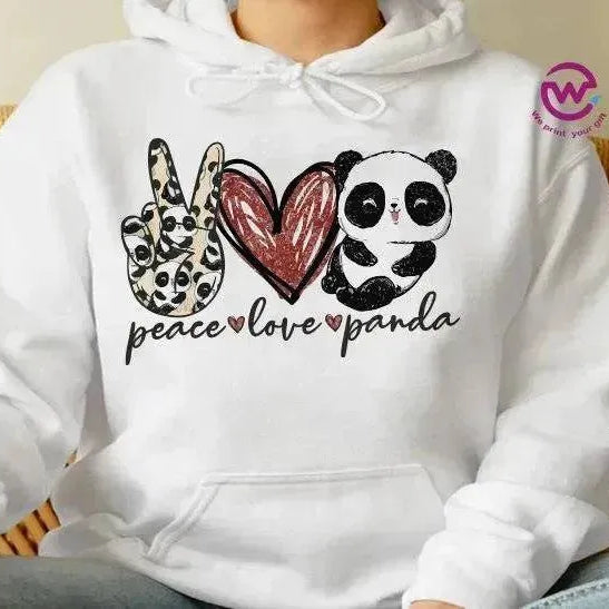 Adult Hoodies -Panda-B - WE PRINT