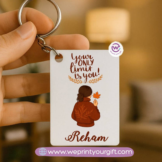 Personalized Wooden Keychain – One Art & Custom Designs