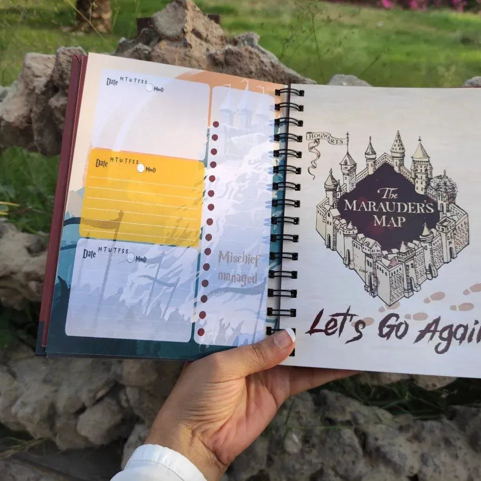 Agenda -( 75 papers -150 pages ) -Harry Potter - WE PRINT